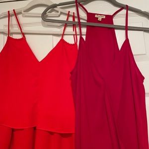 Bundle of two red tops